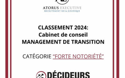 🏆Classement – Décideurs Magazine – Leaders League Management de Transition